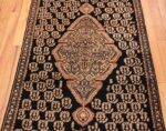 Field Antique Paisley design Persian Malayer runner rug 50419 by Nazmiyal