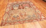 Full Antique 17th Century Smyrna Turkish Oushak rug 48663 by Nazmiyal