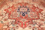 large antique persian serapi rug 48645 field Nazmiyal