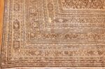 large brown antique persian khorassan rug 50426 corner Nazmiyal