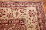 large square antique indian agra rug 46911 corner Nazmiyal