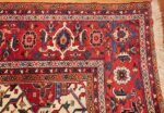 oversize antique persian serapi heriz rug 48677 corner Nazmiyal