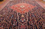 oversize antique persian serapi heriz rug 48677 field Nazmiyal