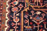oversize antique persian serapi heriz rug 48677 flowers Nazmiyal