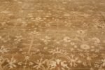 Rare Moss Green Antique Indian Amritsar Rug 50378 Field Wide Shot Nazmiyal