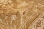 Rare Moss Green Antique Indian Amritsar Rug 50378 Moss Green Pile Nazmiyal