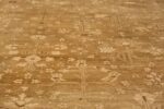 Rare Moss Green Antique Indian Amritsar Rug 50378 Tree Long Flowers Nazmiyal