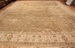 Rare Moss Green Antique Indian Amritsar Rug 50378 Whole Design Nazmiyal