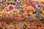 saffron yellow antique persian kerman rug 48659 pile Nazmiyal