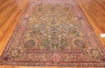 saffron yellow antique persian kerman rug 48659 whole Nazmiyal