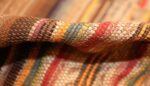 square earth tone antique american rag rug 48674 pile Nazmiyal
