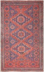 Tribal Antique Caucasian Soumak Rug 50365 Nazmiyal
