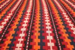 Vintage Tribal Turkish Kilim Rug 50382 Horizontal Lines Nazmiyal