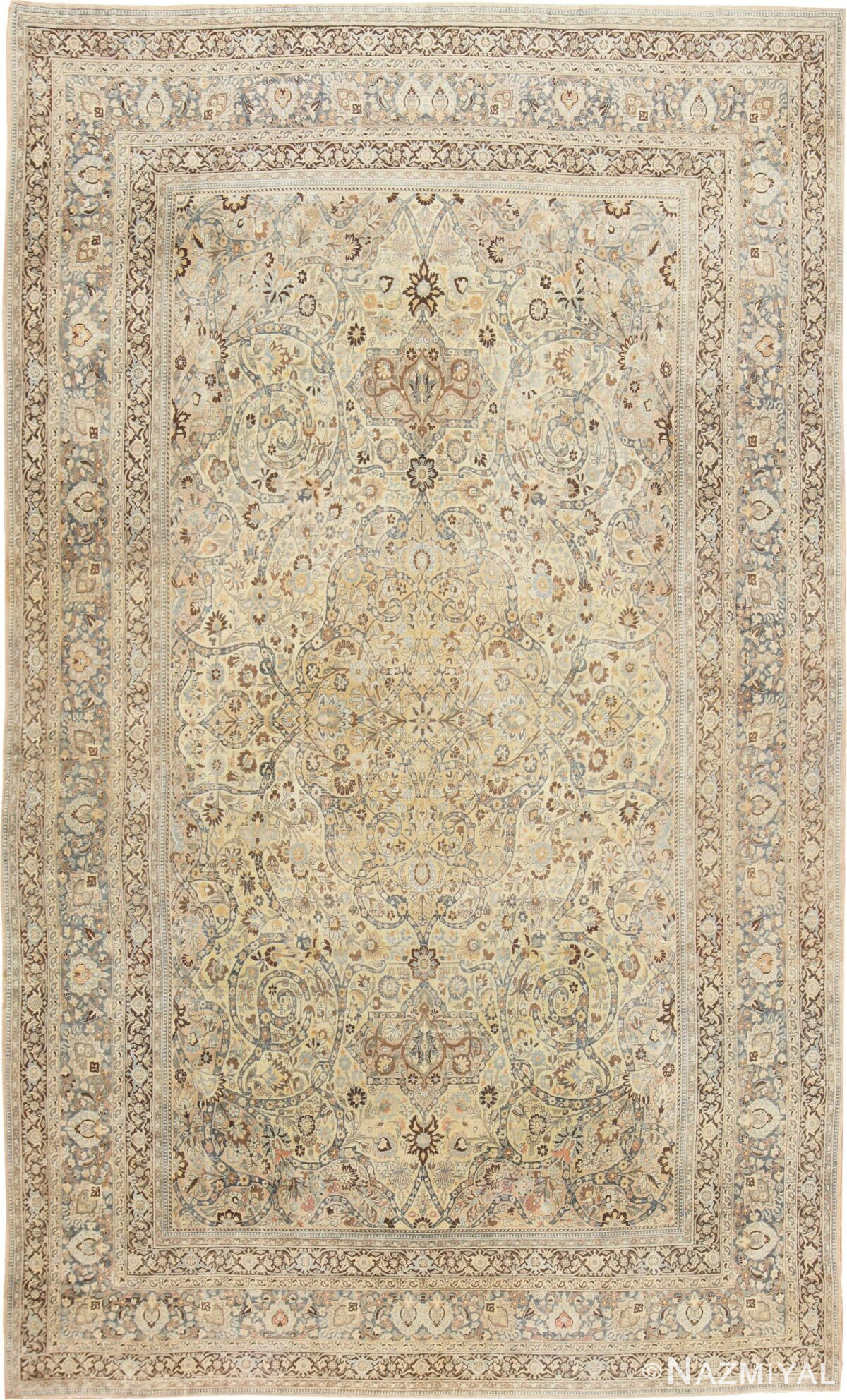 Antique Oversize Persian Floral Khorassan Rug 50216 Detail/Large View