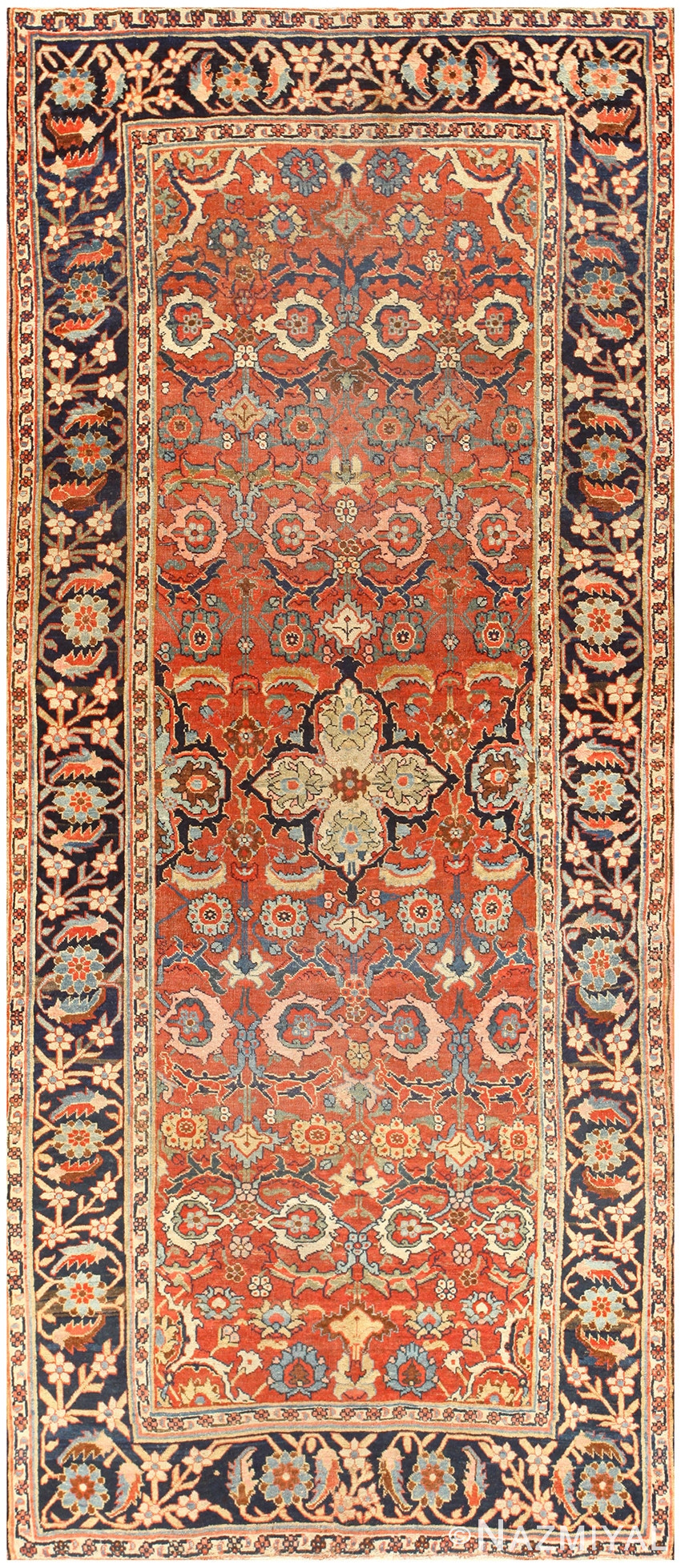 Antique Persian  Bidjar Rug 48593 Detail/Large View
