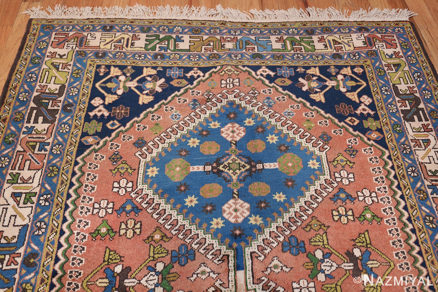 Colorful Vintage Persian Kurdish Rug 50432 Top Design Nazmiyal