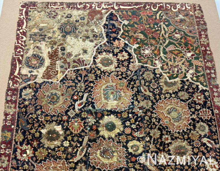 Safavid Rugs Rare Antique 16th Century Persian Safavid Salting Rug 48639