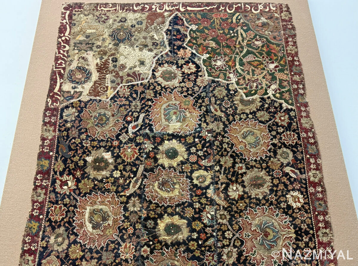 Safavid Rugs Rare Antique 16th Century Persian Safavid Salting Rug 48639