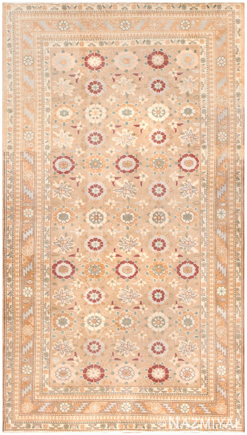Small Vintage Mid Century Indian Rug 50356 Nazmiyal Antique Rugs