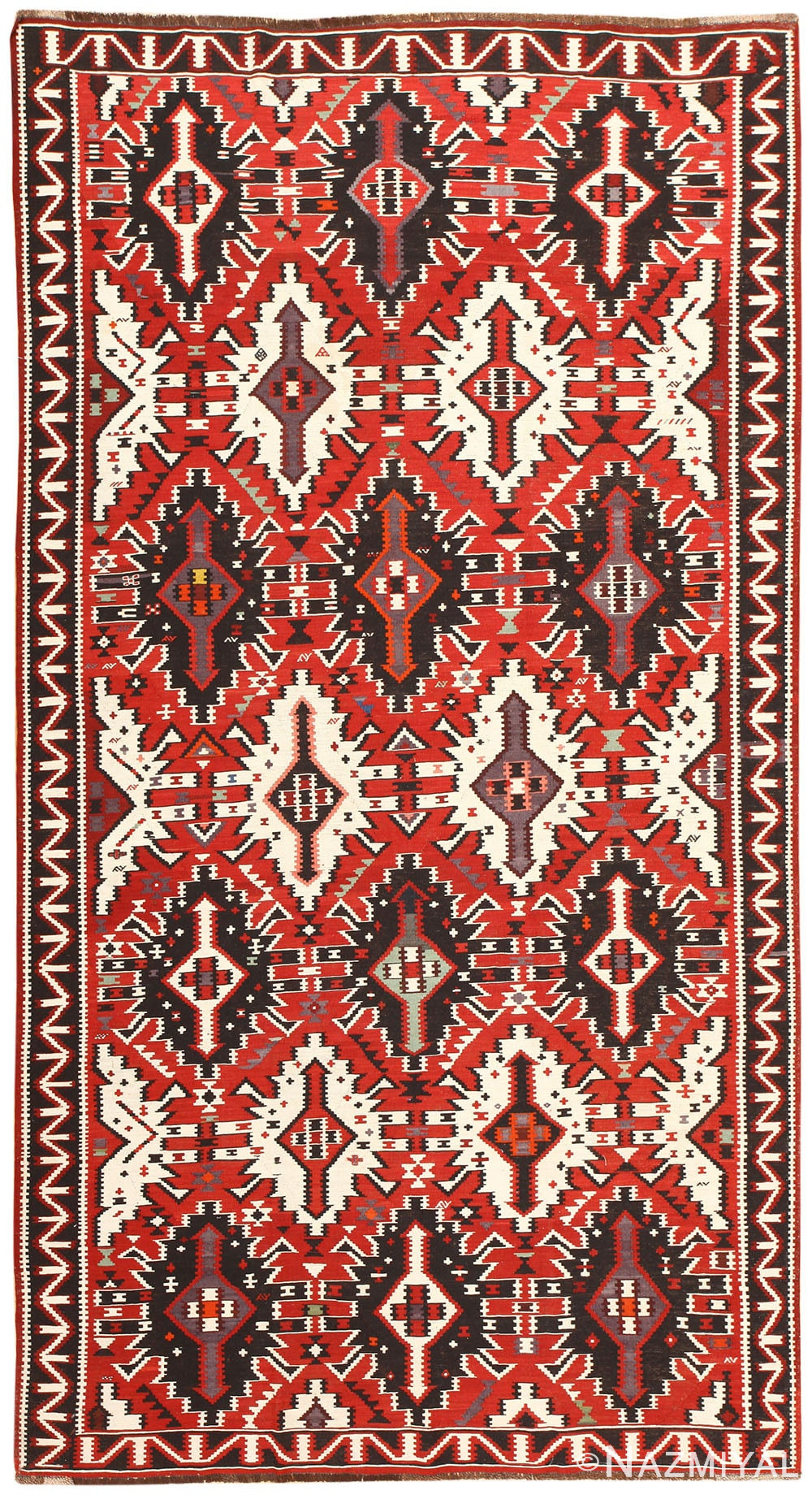 Turkish Kilim Rug 50380 Detail/Large View