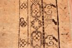 Antique East Turkestan Khotan Rug 50495 Dark Side Border Nazmiyal
