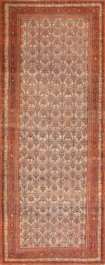 Antique Persian Farahan Runner Rug 50446 Nazmiyal