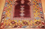 beautiful antique turkish bergama prayer rug 48722 bottom Nazmiyal