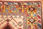 beautiful antique turkish bergama prayer rug 48722 corner Nazmiyal