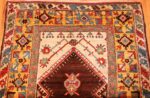 beautiful antique turkish bergama prayer rug 48722 top Nazmiyal