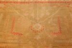 beautiful antique turkish oushak rug 47703 design Nazmiyal