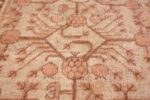 Beige Antique East Turkestan Khotan Rug 50482 Diamond Pomegranate Nazmiyal
