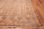 Beige Antique East Turkestan Khotan Rug 50482 Side Corner Nazmiyal