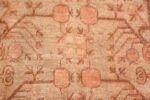 Beige Antique East Turkestan Khotan Rug 50482 Tiny Flowers Nazmiyal