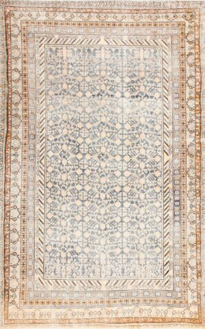 Blue Antique East Turkestan Khotan Rug 50484 Detail/Large View