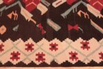 Border Vintage Turkish Kilim carpet 50538 by Nazmiyal