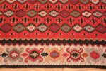 Border Vintage Turkish Kilim rug 50515 by Nazmiyal
