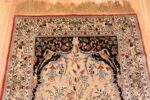 Close-up Small Intricate Antique Persian Kashan rug 48721 by Nazmiyal