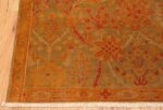 Corner Floral Antique Indian runner rug 50496 by Nazmiyal