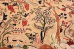 Detail Small Intricate Antique Persian Kashan rug 48721 by Nazmiyal