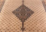 Field Classical Antique Persian Bibikabad rug 50368 by Nazmiyal