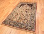 Full Small Intricate Antique Persian Kashan rug 48721 by Nazmiyal