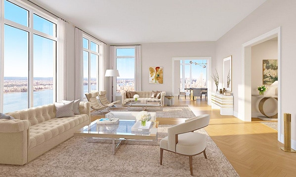 Hot NYC Real Estate - Brookfield Place Apartment Interior With Harbor View Brookfield Place Apartment Interior With Harbor View by Nazmiyal
