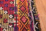 Multi Colored Vintage Turkish Kilim Rug 50534 Border Nazmiyal