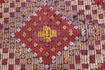 Multi Colored Vintage Turkish Kilim Rug 50534 Central Medallion Nazmiyal