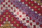 Multi Colored Vintage Turkish Kilim Rug 50534 Middle Patch Nazmiyal