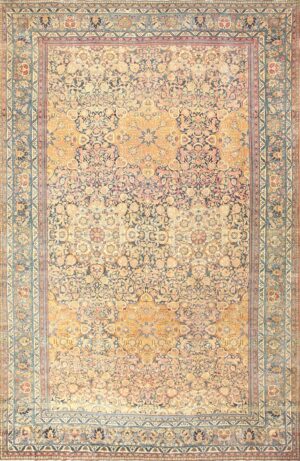 Pastel Antique Persian Tehran Rug 50373 Nazmiyal