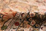 Pile Small Intricate Antique Persian Kashan rug 48721 by Nazmiyal