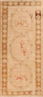 Scatter Size Vintage East Turkestan Khotan Rug 50497 Nazmiyal