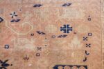 small decorative vintage caucasian carpet 48091 animal Nazmiyal