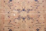small decorative vintage caucasian carpet 48091 flower Nazmiyal